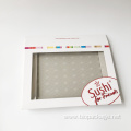 Biodegradable large dessert paper box with clear window